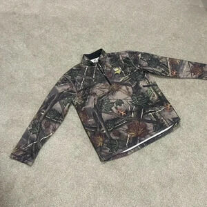 Majestic Men’s XL camo Minnesota Vikings 3/4 zip.